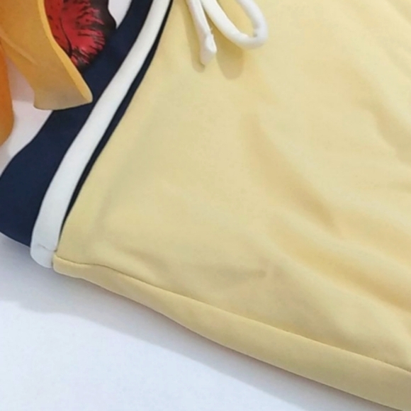 SOLID & STRIPED REVOLVE Yellow High Waist Bikini Bottoms  SIZE MEDIUM NWOT - Picture 4 of 9